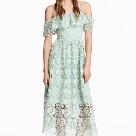 H&M Off the Shoulder Midi Dress - Picture 1 of 4